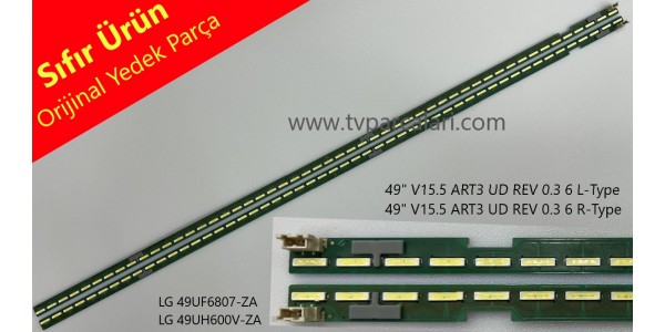 LG 49UF6807-ZA - LG 49UH600V-ZA Led bar, 6922L-0151A, 6916L2297A, 6916L2298A